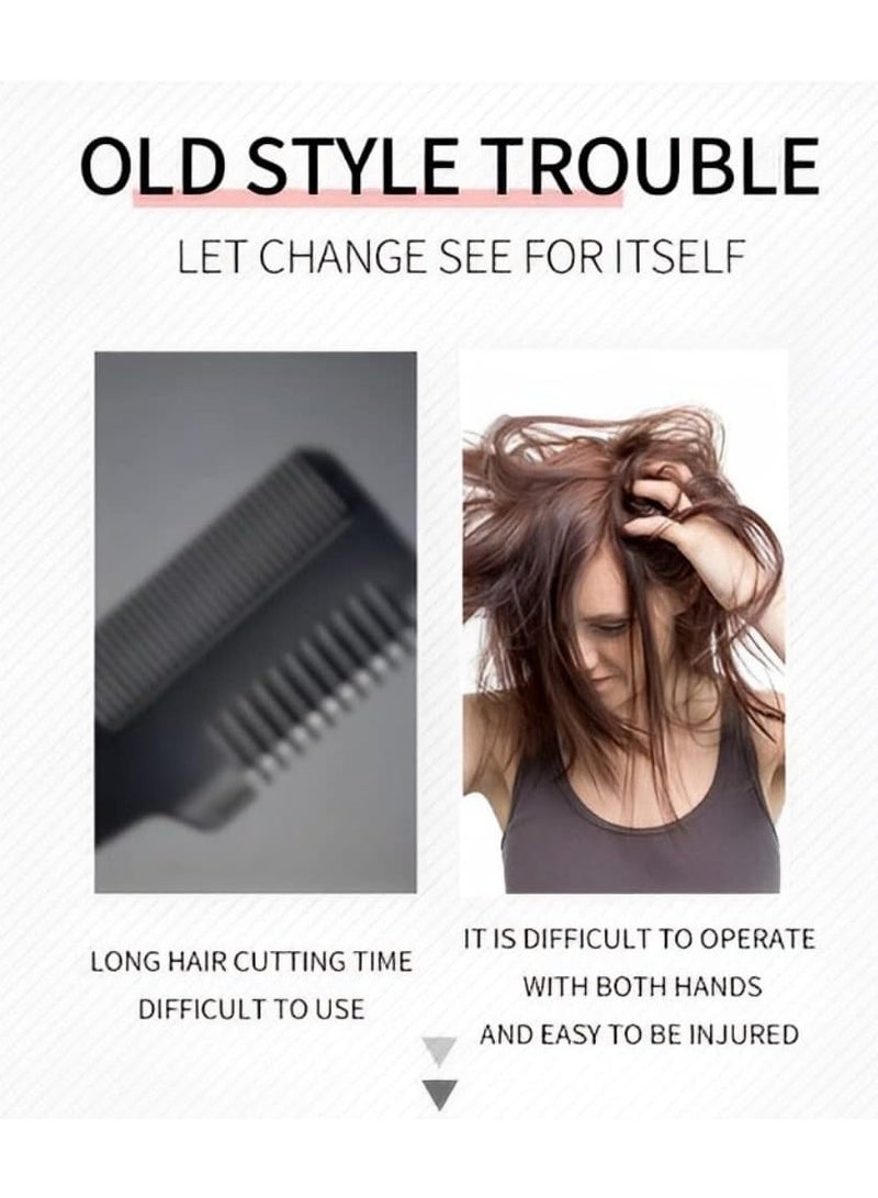 Split Hair Trimmer,  Hair Split Ends Trimmer Remover, Damaged Hair Repair Hair Care Treatment Rechargeable Cordless Hair Cutting - Image 2